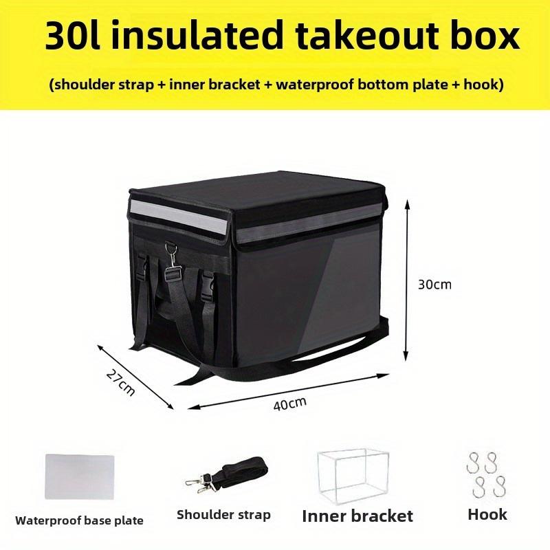 

High quality oxford cloth insulated food delivery box with capacity of 30L 48L 62L for motorcycle riders, takeaway delivery