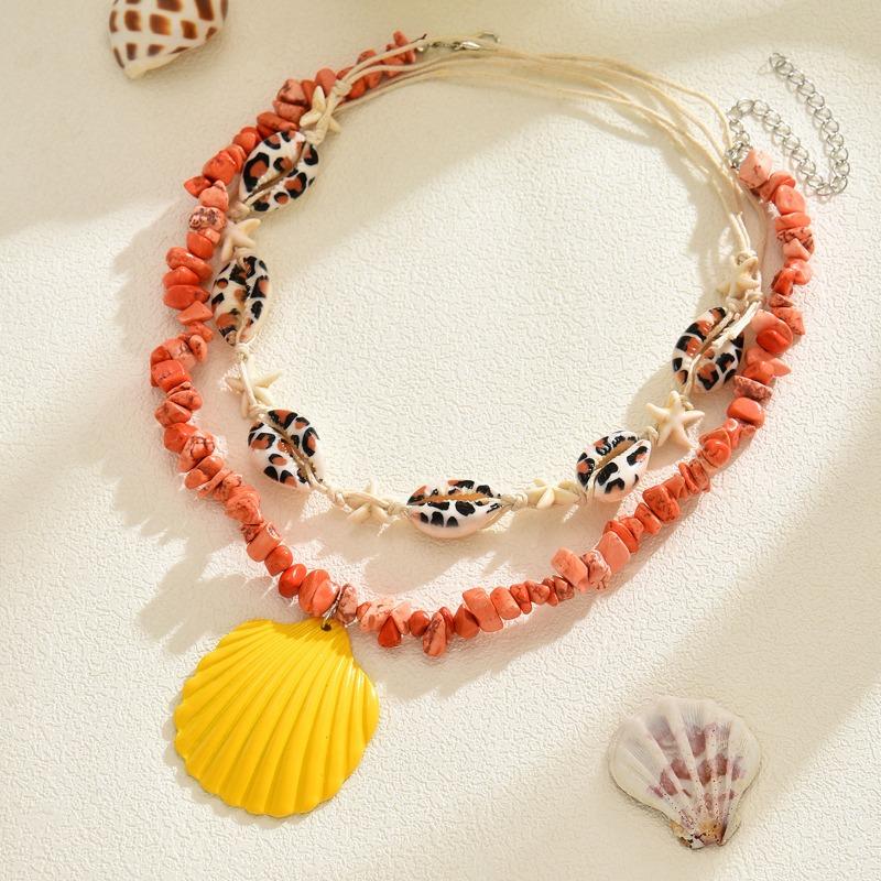 Shell Necklace Ocean Style Jewelry Niche Design High Sense Light Luxury Pendant Accessories Women's Long Neck Chain