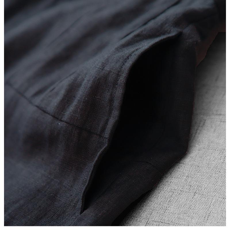 DIMANAF Sommer Lockere Übergröße Shorts Damen Basic Hosen Dünne Lässige Damen Hose Leinenhose