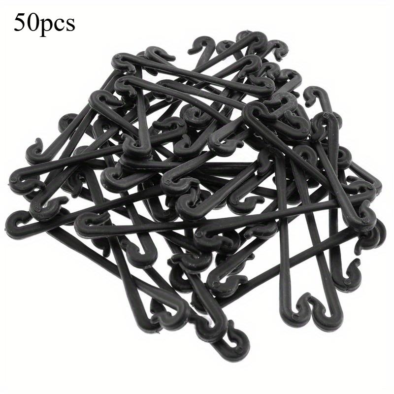 

50/100pcs Plant Vine Tied Buckle Kiwi Grape Vine Fastening Clip Vegetable Flower Fixed Lashing Hook Trellis for Climbing Plants