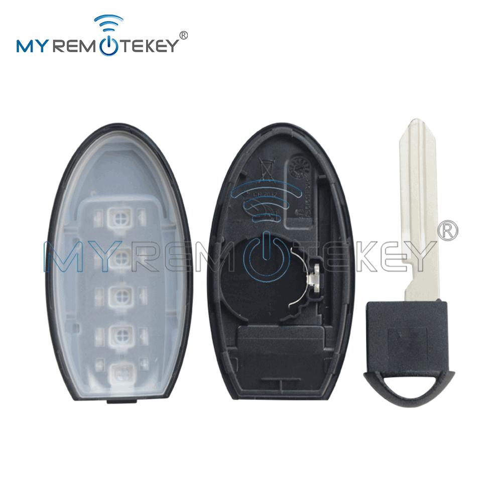 MYREMOTEKEY S180144310 KR5S180144014 Smart Key Case 5 button(Trunk) for Nissan Altima Maxima 2016 2017 2018
