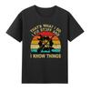 Thats What I Do I Fix Stuff And I Know Things Car Mechanic Tools TShirt