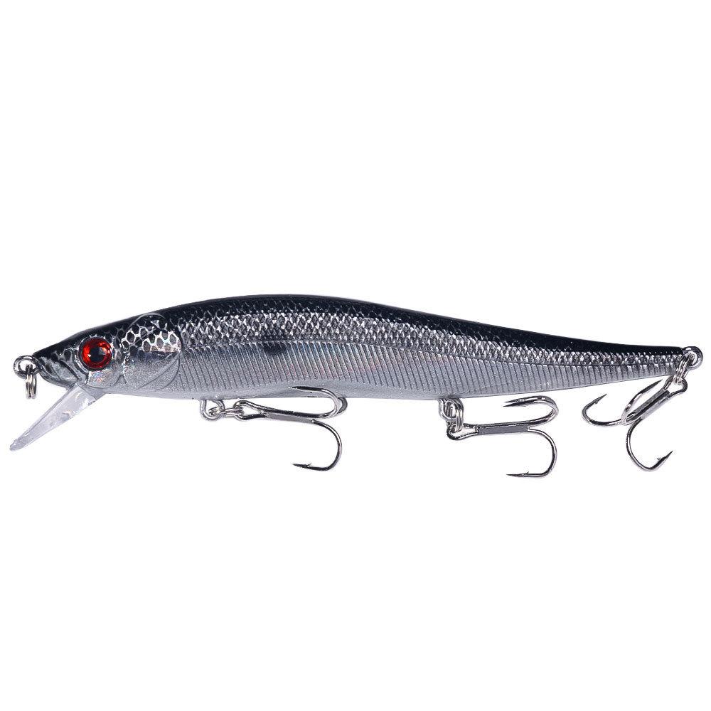 Long Cast Sinking Minnow13.6g12cmBionic Lure Freshwater and Saltwater Universal Lure New Fishing Bait