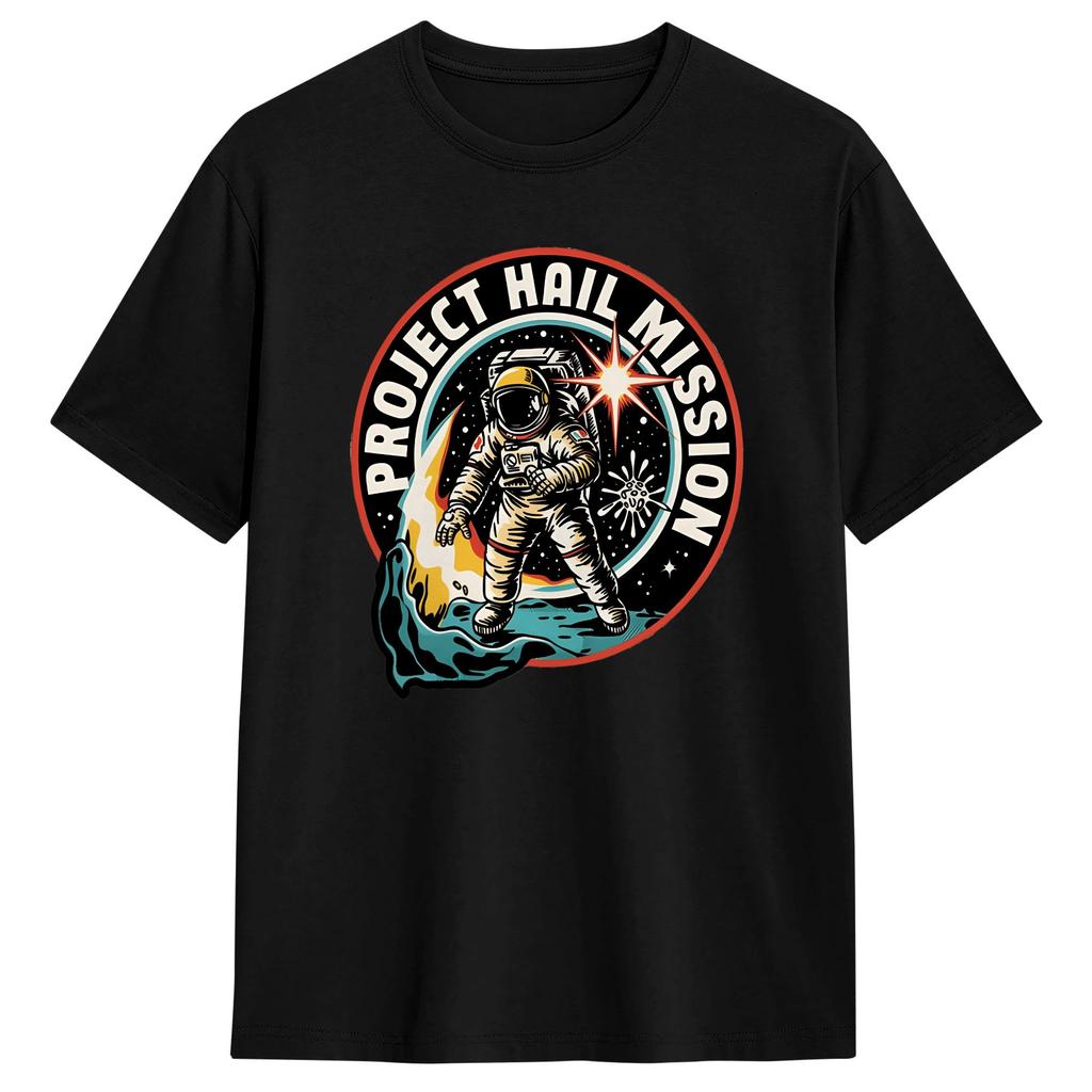 Amaze Amaze Project Hail Mary Cotton T Shirt For Unisexs Beach Streetwear Tshirts Fashion Tees Plus Size Wholesale Tops