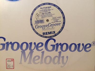 12-Zoll Schallplatte Q-CLUB - Tell It To My Heart Remix GGM9650 Groove Groove M 1995 Italien Dance & Electronica Gebraucht
