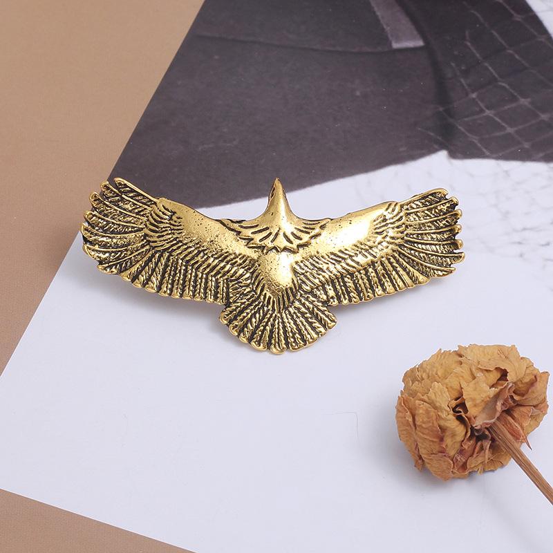 Popular Retro Eagle Spring Hairpin Trendy Hairpin Female Viking Nordic Norwegian Hair Accessories