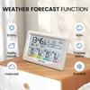 Wetterstation Innen/Außen Kabellose Sensoren Digitales Thermometer Hygrometer LED LCD Display Thermometer mit 3 Fernsensoren