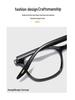 Unisex Ultralight Square Anti-Blue Light Glasses Frame, Non-Prescription with Myopia Lens Option