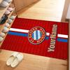Bayern Munich Customize Your Name Floor Rug Office Rug Suitable for Entryway Balcony Kitchen Hallway Antislip Carpet Office home decor