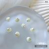 Alloy Pearl Shell Nail Art Supplies Irregular Color Seashell 3D Nail Flakes Seashell Slices Decoration Diy Nail Accessories