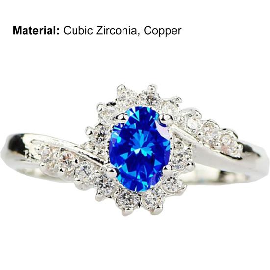 Schmuckring Geometrisch Feine Verarbeitung Exquisiter Glänzender Zirkonia-Ring für Party