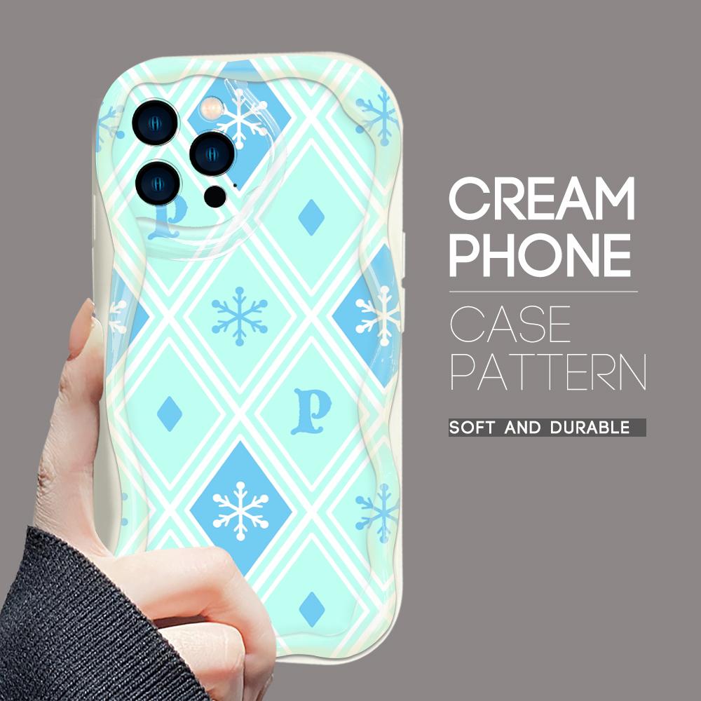 

Для iPhone 16 15 14 13 12 Pro Max Samsung S24 Ultra S23 S22 Plus Redmi Note 13 Pro Lattice Collection кремовая текстура мягкий силиконовый чехол для телефона Samsung A51 белый