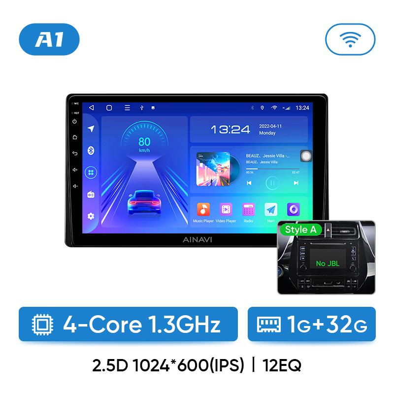 

Ainavi Android 12 автомобильное радио для Toyota Prius XW50 2015-2020 стерео Carplay Auto GPS Navi Android мультимедийный проигрыватель без 2Din DVD