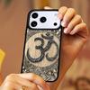 Floral Om Yoga Hindu Aum Om Yaga Magnetic Wireless For Magsafe Phone Case For iPhone 17 11 12 13 14 15 16 Pro Max Plus Cover