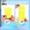 Bright Color Stickies 6 Pcs Lined Stick Notes, 6x4in Ruled Self-Stick Pads, 45 Sheets/Pad Colorful Work Efficiency Notes Adhesive Sticking Memo
