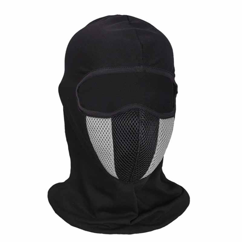 Motorsykkelmaske hodeplagg Pustende Balaclava helmaske Motorsykkel Sykkel Vindtett solkremmasker Sykkelsportshodeplagg