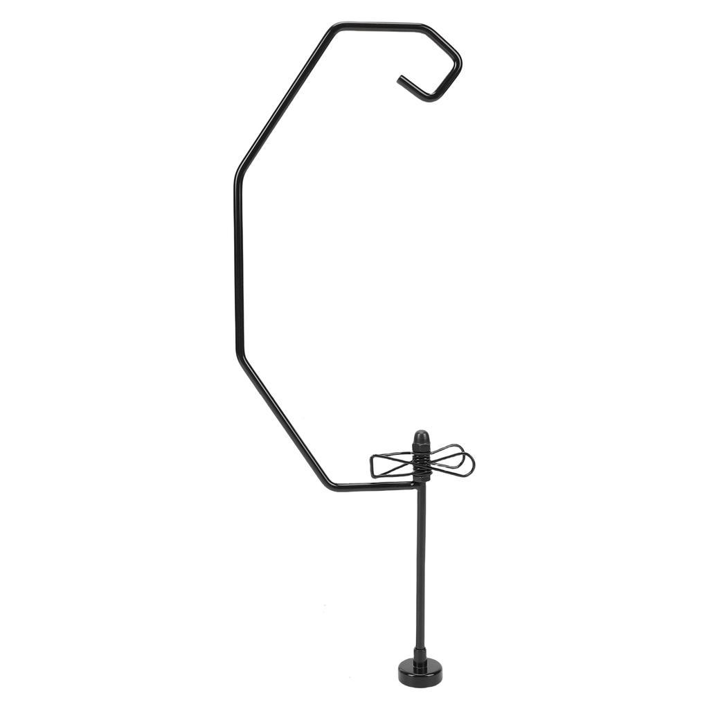 Portable Camping Lamp Hanger, Fly Coils Lantern Stand Magnetic Base Stand with Holder for Garden and Hiking Trips