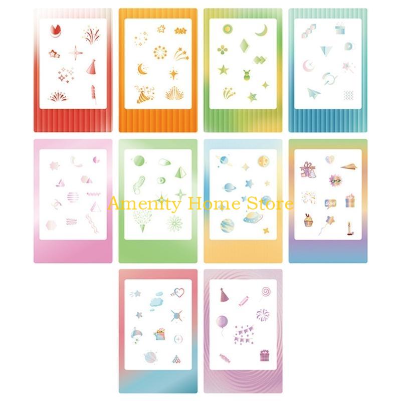 

F26C Paper Films Border Sticker Pack Life Border Series Handbooks Material Collages Art