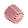 4Pcs Aluminum Zinc Zinc Alloy Canele Cake Mould Non-stick Cupcake Mould Decorating Cannele Mold  Mousse