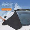 Car Front Windshield Cover: One-Piece Sun Visor with Thick Cotton for Anti-Frost Snow Protection