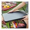 Yamazaki Jitsugyo Tabletop Drainer Tray with Lid Square Shape [Lid Only] Black Approx. W42XD25XH3.8cm Tower 2529