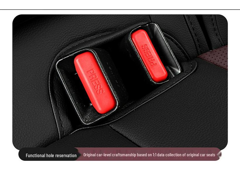 Toyota IZOA CHR Leather Car Seat Covers, Universal, All-Season, Fully Enclosed Cushions.