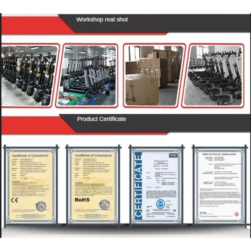 X14 10000W Dual Motor EU Lagerbestand Elektroroller 72V 40AH Batterie 13 Zoll Reifen Faltbarer Mobiler Elektroroller
