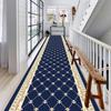 Tappeto Geometrico Nordico per Corridoio Lungo Tappetino Antiscivolo per Scale Passatoia per Hall d'Albergo Tappetini Lavabili per Decorazione Stanza