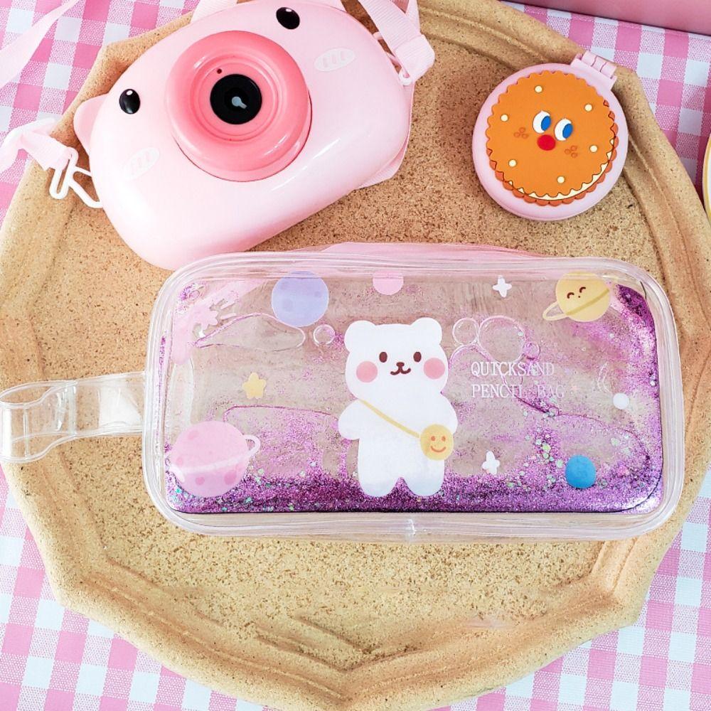 

Мультяшный пенал большой емкости косметичка милый пенал Bear