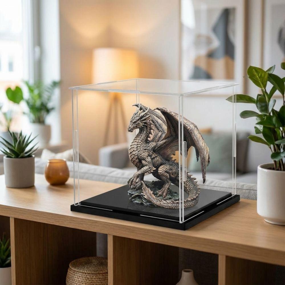 Assemble Dust-proof Display Box High Clarity Action Figures Box  Home Office Display