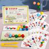 Wooden Caterpillar Clip Beads Games Montessori Toy Color Matching Parish Learning Fine Movement Training Educational Kids Toy