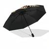 1pc Hogwarts Harry Potter Automatic Folding Umbrella - Compact 8-Rib Design, Durable Plastic & Iron1482L