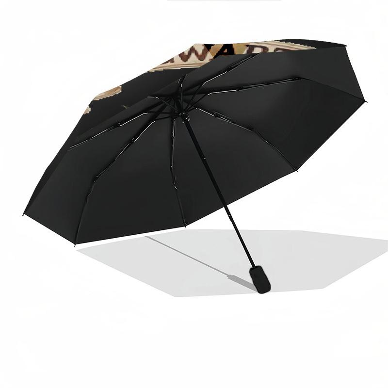 1pc Hogwarts Harry Potter Automatic Folding Umbrella - Compact 8-Rib Design, Durable Plastic & Iron1482L