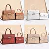 Style Pu Leather Bag With Zipper Closure And Multiple Pockets For Daily Use