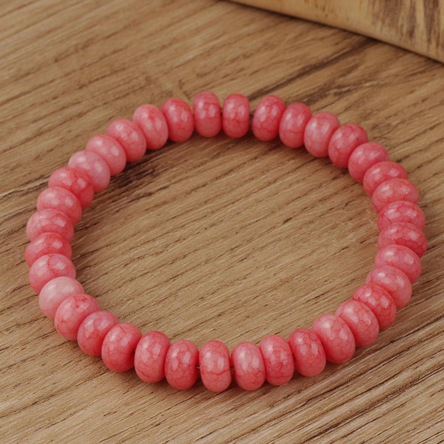 Festive Gifts Blue Kyanite Abacus Beaded Bracelet Calming Fashion Jewelry For Men And Women Daily Wear Simple Versatile Accessory