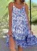 2025 Summer Pastoral Style Floral Sleeveless Camisole Dress