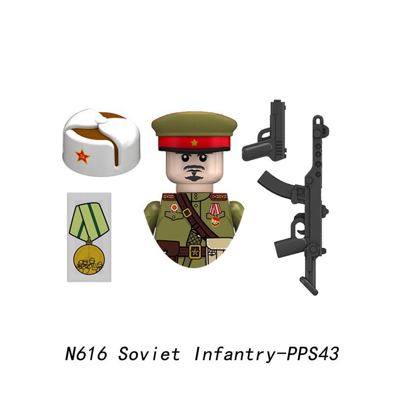Мир игрушек Вторая мировая война Военные фигурки Мини-оружие Медаль Строительные блоки Подарки на день рождения для мальчиков