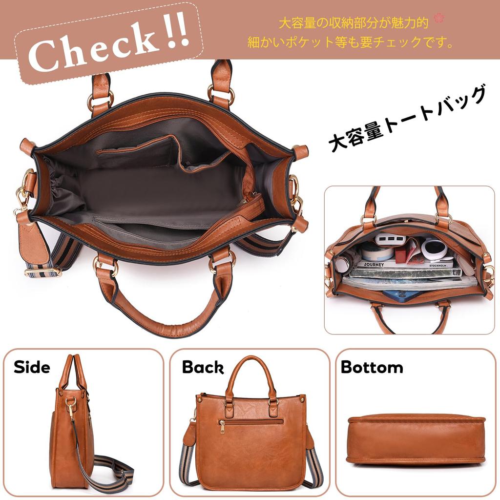 Large Shoulder PU Perfect for Navy NICOLE&DORIS Women's Handbag, Stylish, Retro, Capacity, Bag, 2-Way, Crossbody, Leather, Waterproof, Divided, Cute,