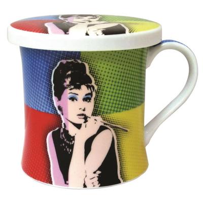 Kubek i podstawka Dakota Pop Art (Audrey Hepburn)