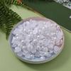 Round Flat-Bottomed High-Gloss Nail Art Pearls – Half-Faced Semicircular Imitation Beads