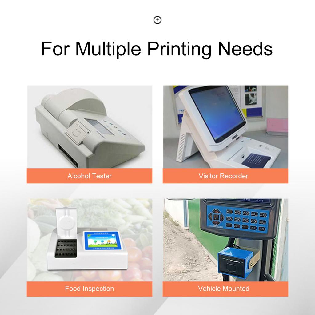 Embedded Thermal Receipt Printer 203dpi Serial Port Microcontroller Secondary Development MCU Printing Module USB TTL 232 BT