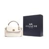 Coach Marlie 24 Turn-Lock Flap With Snakeskin Shoulder Strap Crossbody Bag Chain Bag Small Square Bag Cambridge Bag Leather Handbag Medium C1560-IMCAH