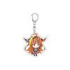55MM Anime hololive Keychain Tokino Sora/Robocosan/Ōokami Mio/Shirogane Noel Key Chain Acrylic Model Plate Christmas Gifts