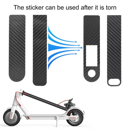 2 Piezas Pegatinas para Patinete Autoadhesivas Impermeables a Prueba de Polvo Ajuste de Llave Pegatinas para Cubierta de Instrumentos de Patinete para M365 /Pro