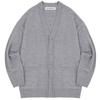 Blond9 Piping Knit Cardigan_Gray