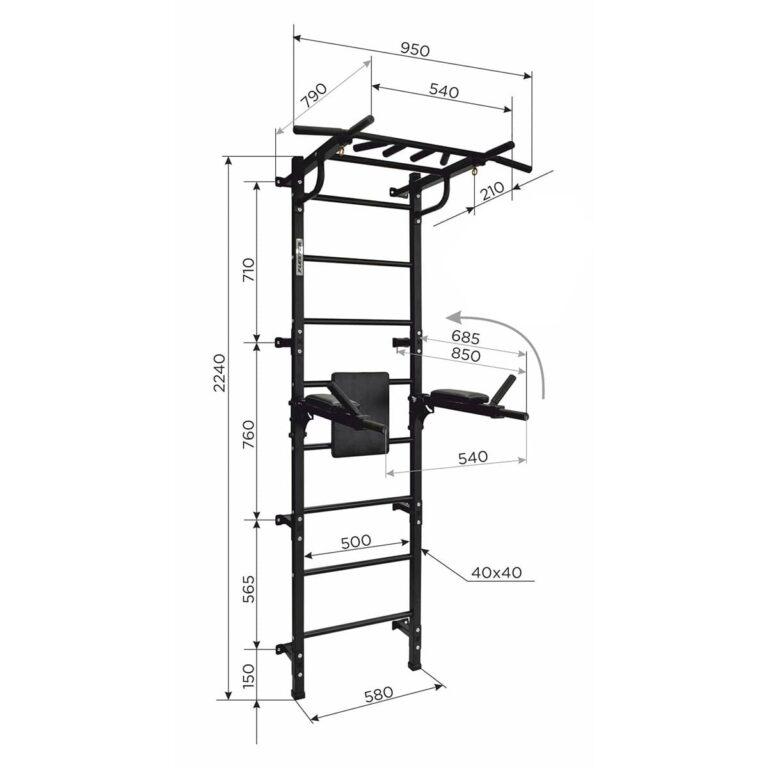Gamma Workout Grand gymnastic ladder - white