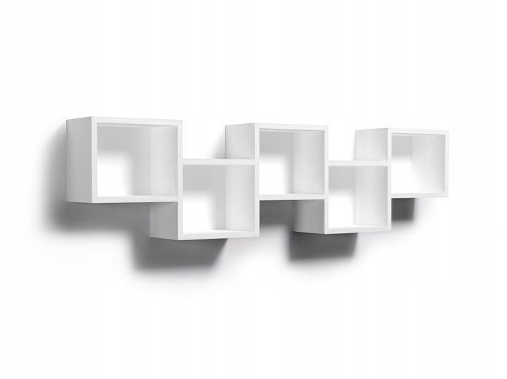 Wall Hanging Shelf, Bookcase - No. 13 white