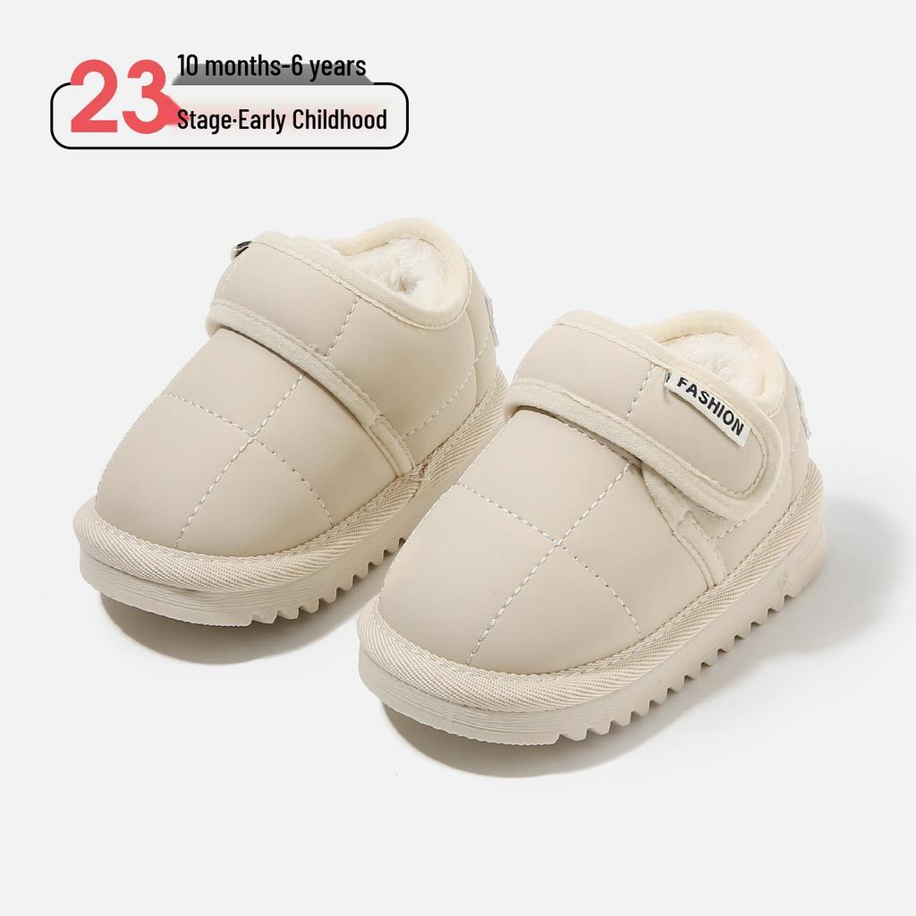 Infant & Toddler Winter Snow Boots - Warm Velvet, Cozy Cotton for Boys & Girls