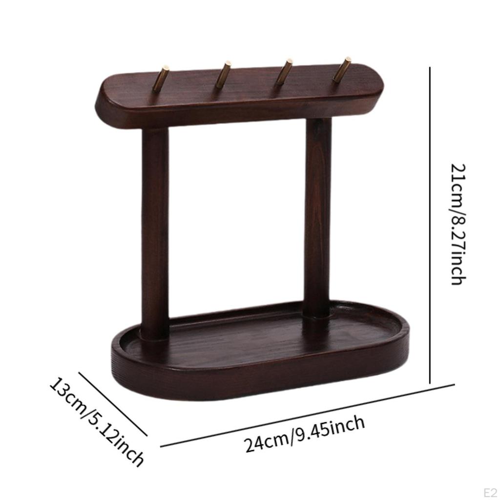 Key Holder Storage Rack, Nordic Decoration Wooden Gift Creative Jewelry Organizer Tray