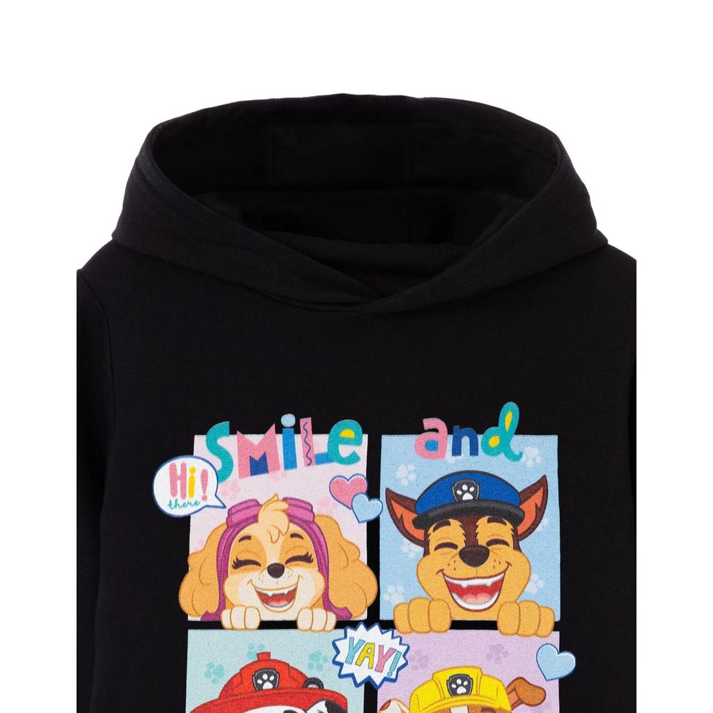 Paw Patrol Kapuzenpullover „Mädchen lächeln und weitergeben“.